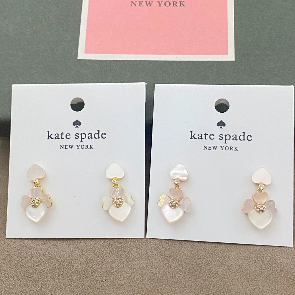 kate spade Heart Flower Earrings